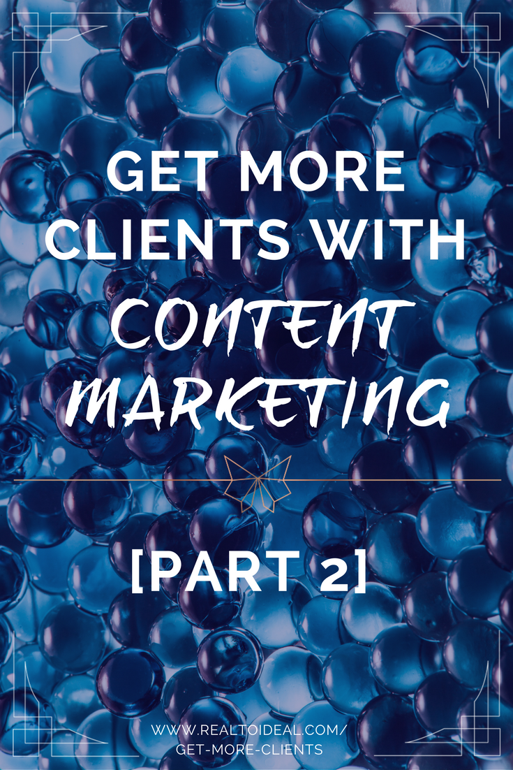 A clear content marketing strategy can help you attract ideal clients on autopilot which is the best and easiest ROI for your time, energy and money. #marketing #coaching #clients